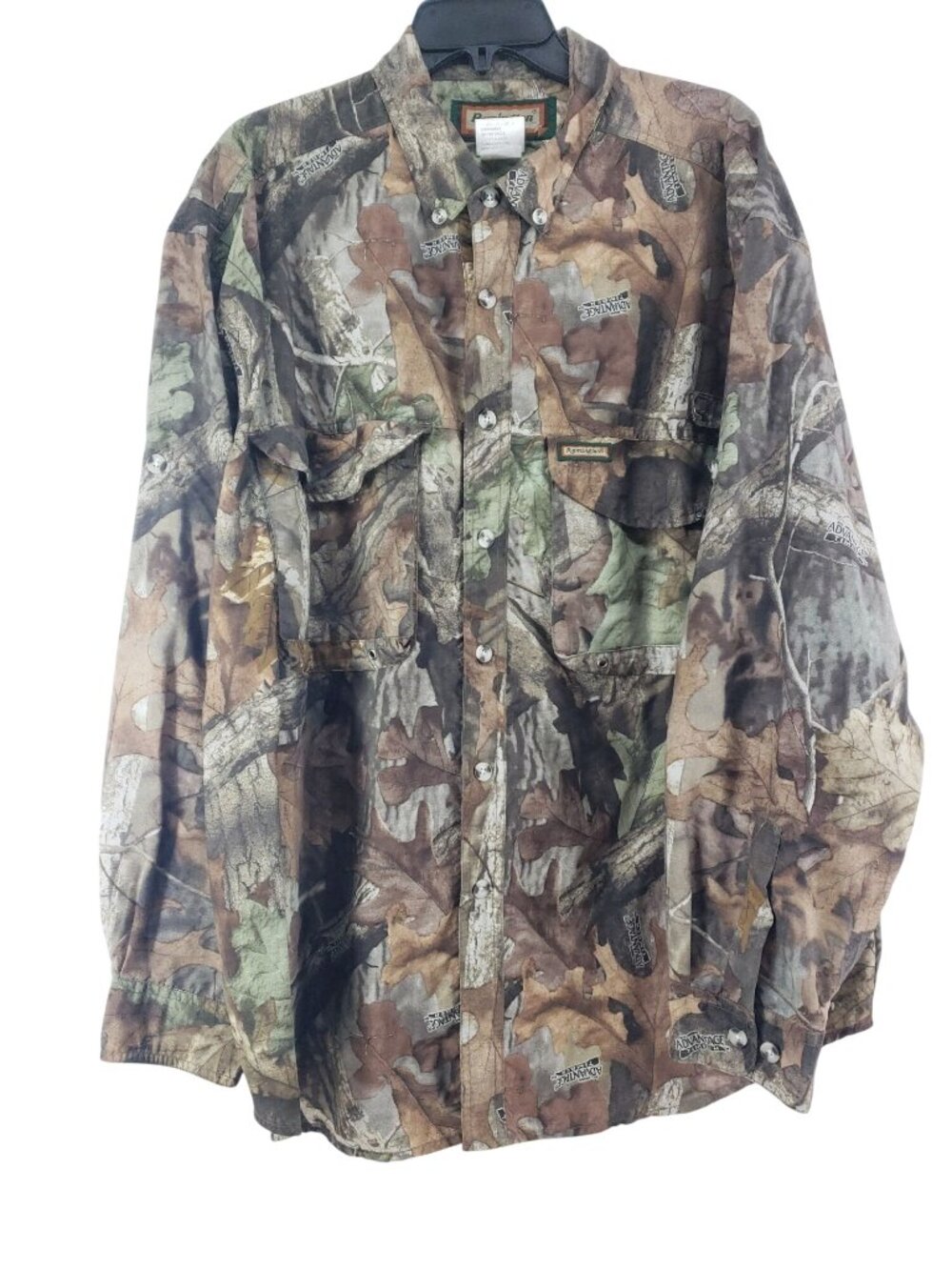 Remington Mens XL Vented Camouflage Hunting Shirt Advantage Timber